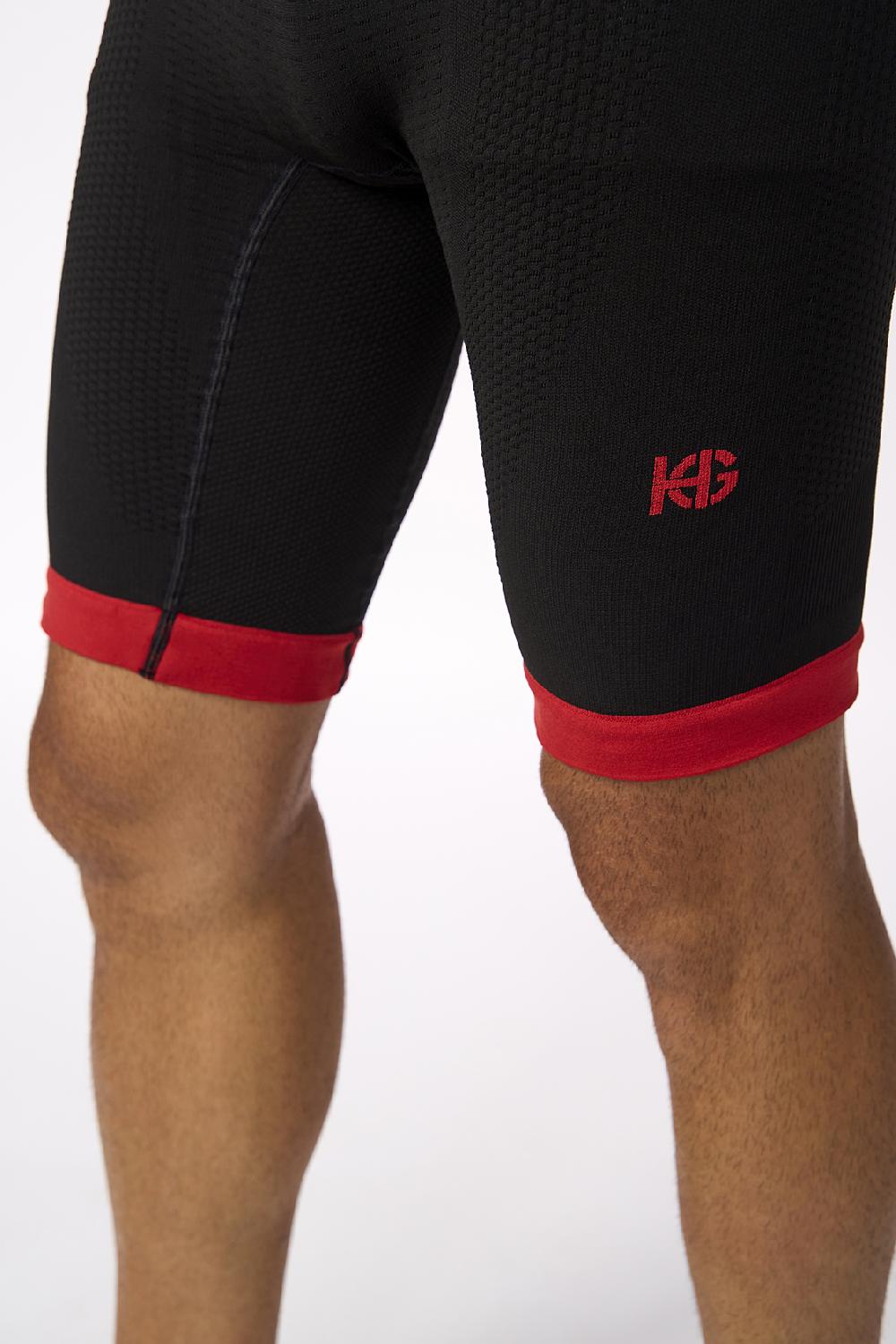 Sport Hg KERRY Malla Corta Con Fibra De Carbono Rojo