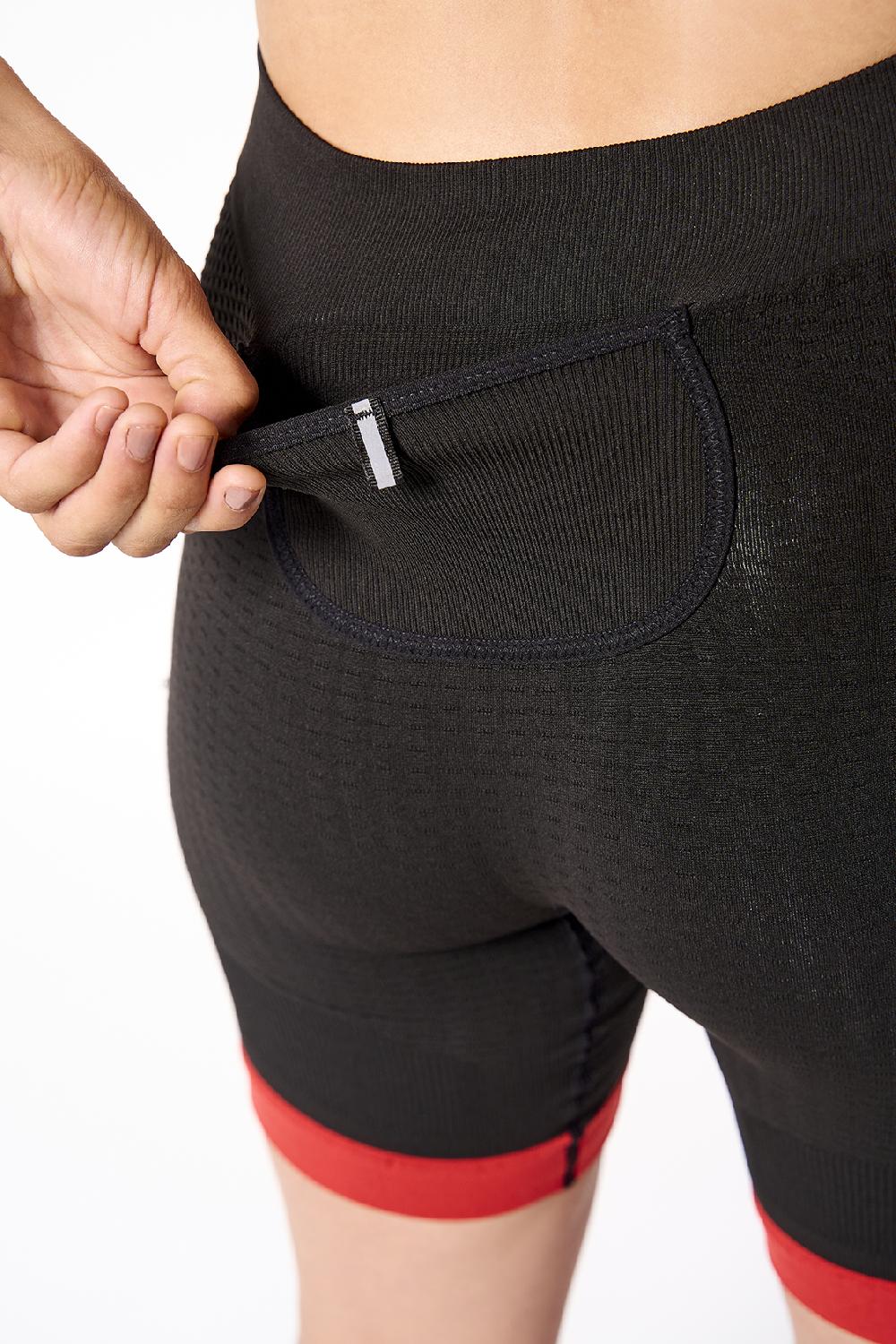 Sport Hg KERRY Malla Corta Con Fibra De Carbono Rojo