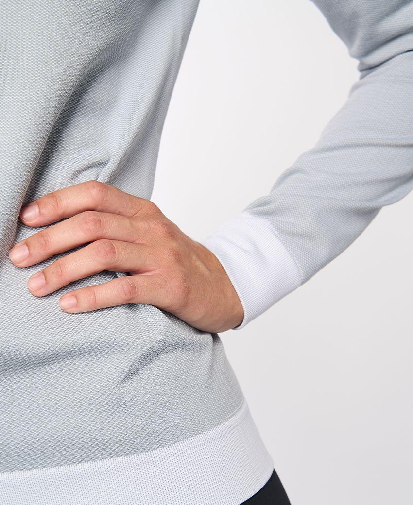 Sport Hg LOBBY UNISEX Sudadera Técnica De Segunda Capa Blanco Hueso