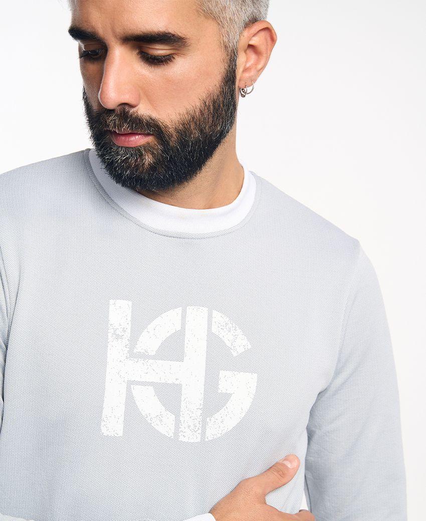 Sport Hg LOBBY UNISEX Sudadera Técnica De Segunda Capa Blanco Hueso