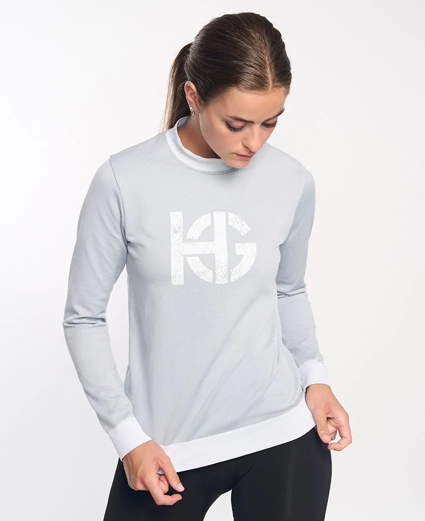 sport hg LOBBY UNISEX Sudadera técnica de segunda capa blanco hueso