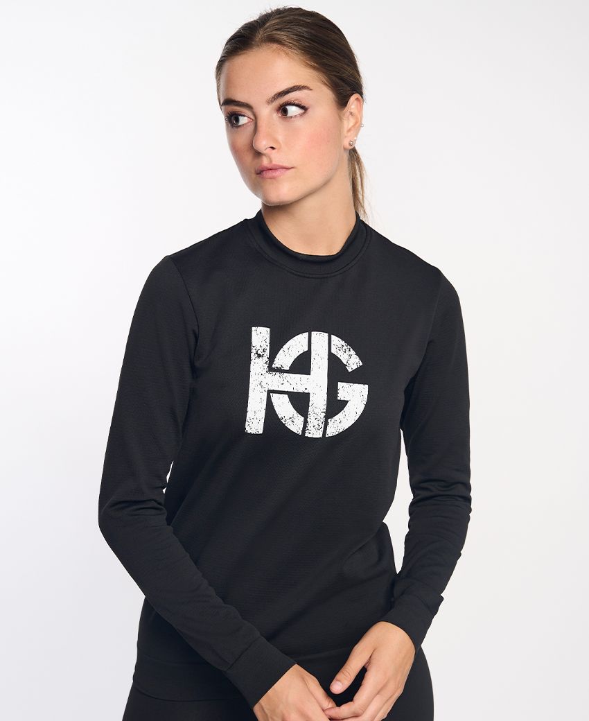 Sport Hg LOBBY UNISEX Sudadera Técnica De Segunda Capa Negra