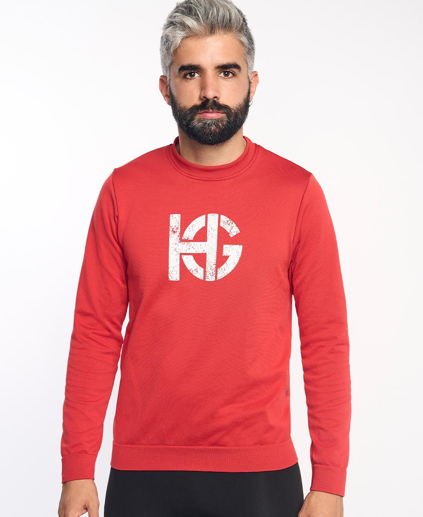 Sport Hg LOBBY UNISEX Sudadera Técnica De Segunda Capa Roja