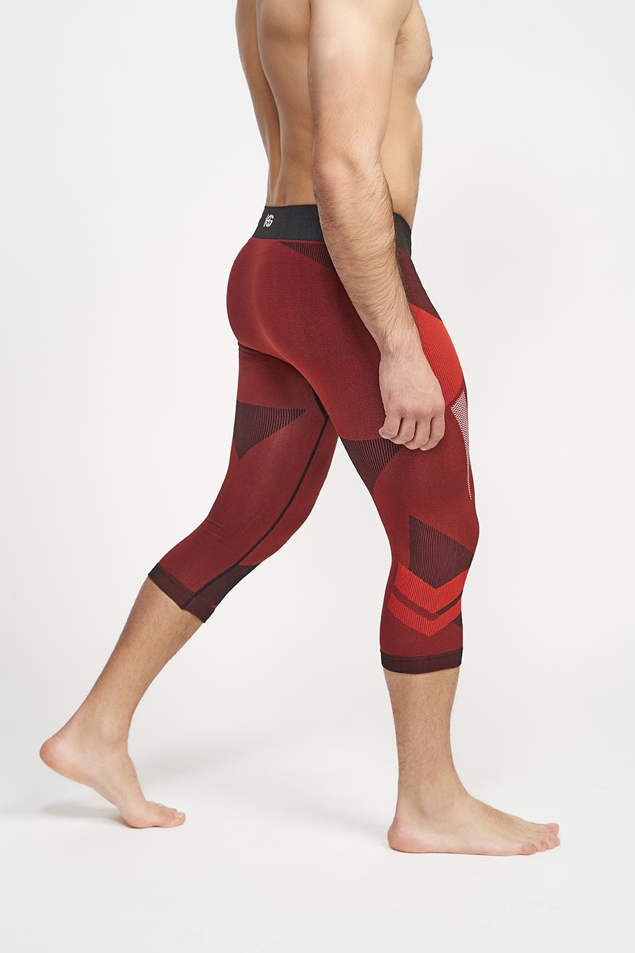 Sport Hg PALMER Malla Pirata Técnica Masculina Para Esquí Rojo