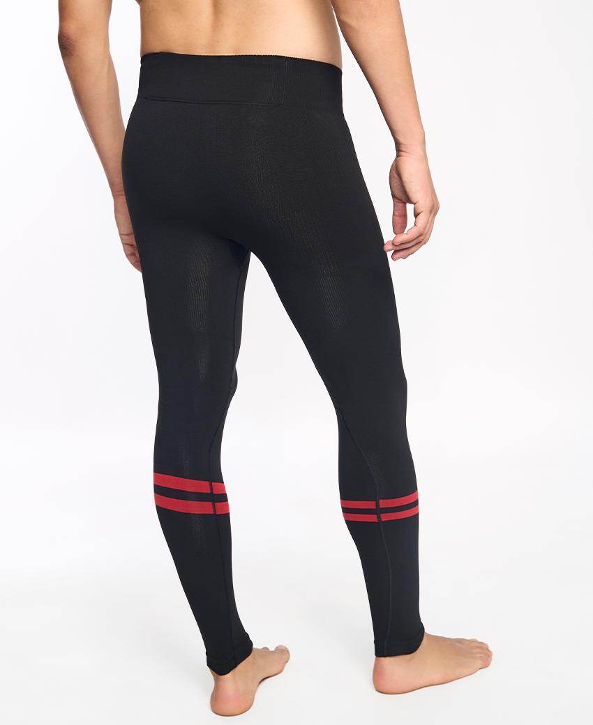 Sport Hg PENTRO UNISEX Malla Larga Técnica Con Fibra De Carbono Negro Y Rojo Unisex
