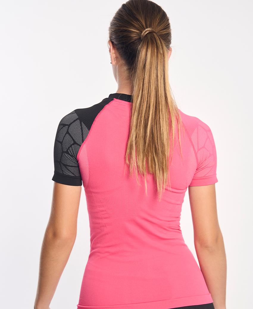 Sport Hg PRO TEAM Camiseta De Manga Corta Con Fibra De Carbono Fucsia