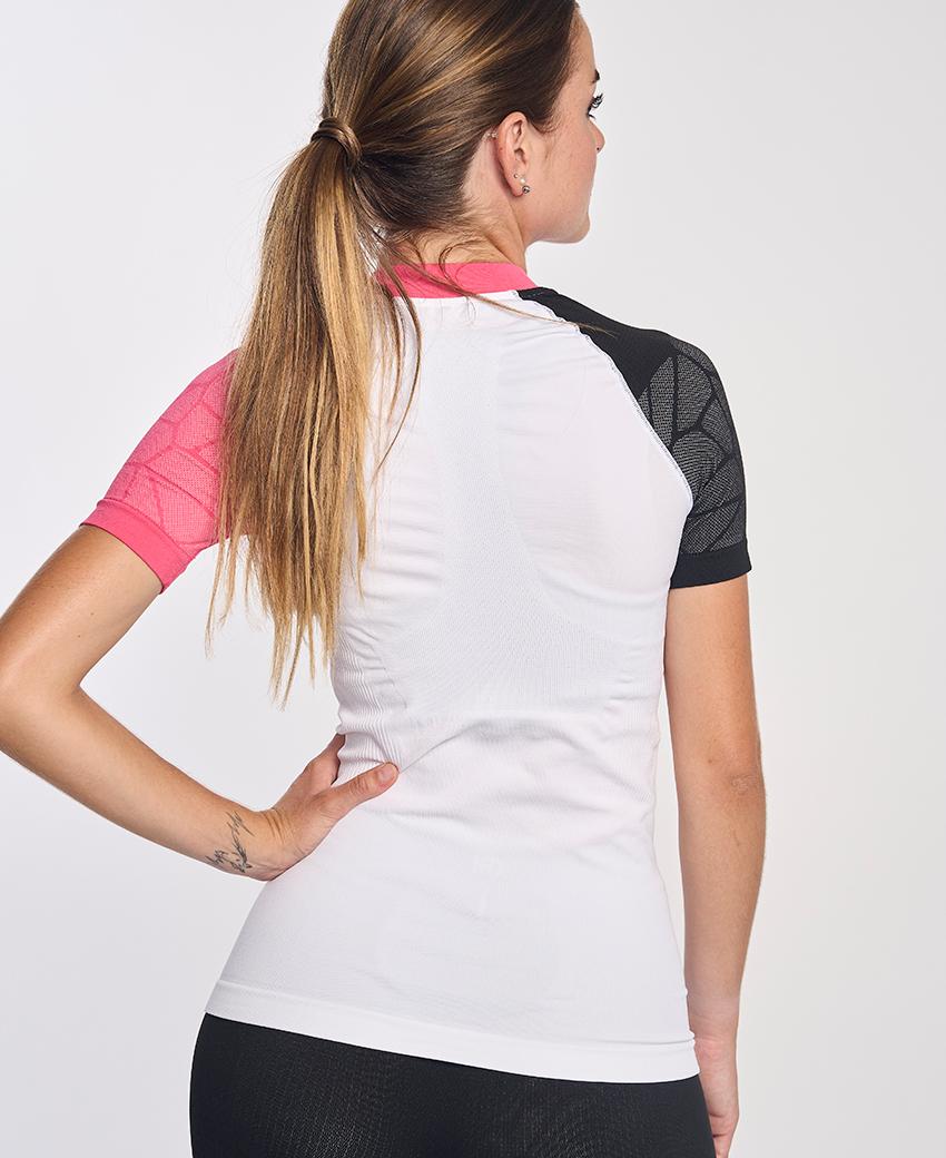 Sport Hg PRO TEAM Camiseta De Manga Corta Con Fibra De Carbono Blanco