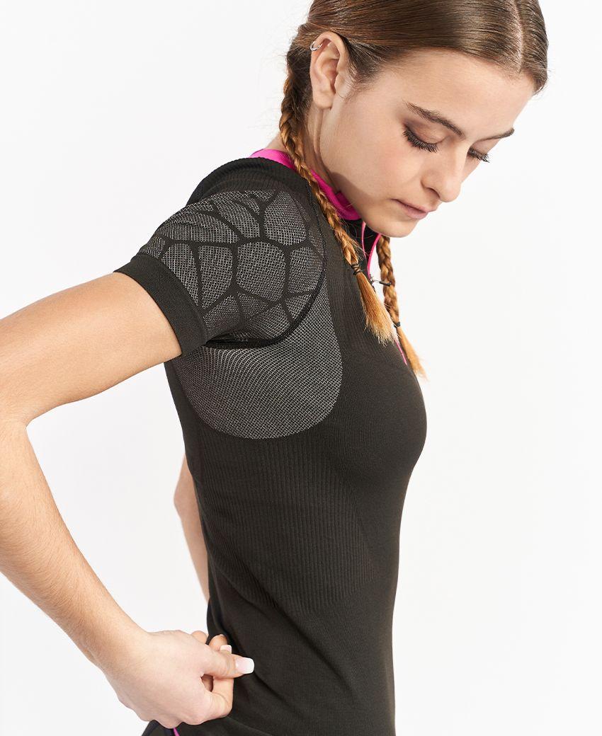 Sport Hg PRO TEAM Camiseta De Manga Corta Con Fibra De Carbono Negro