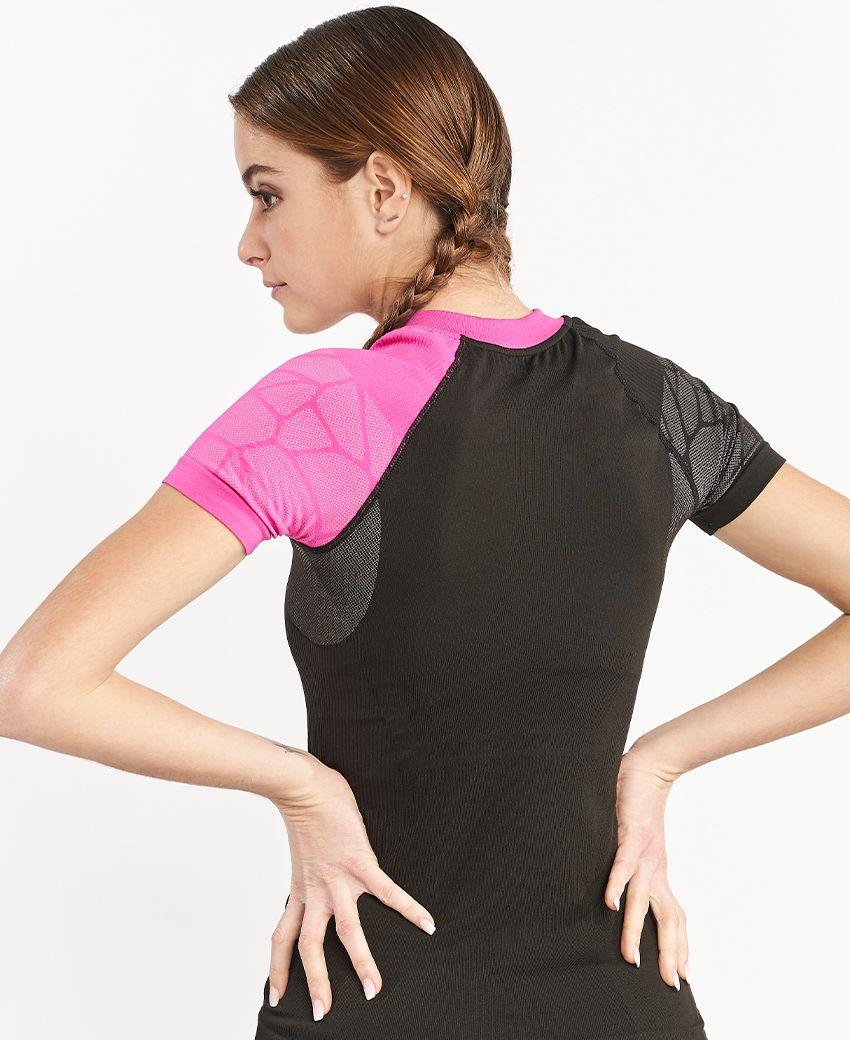 Sport Hg PRO TEAM Camiseta De Manga Corta Con Fibra De Carbono Negro