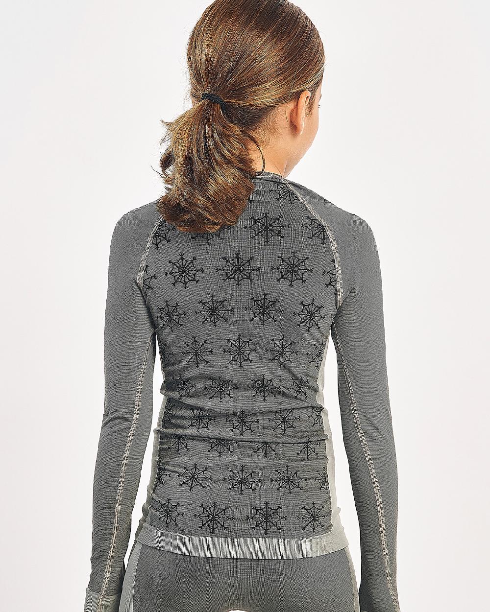 Sport Hg REVERIE Camiseta De Manga Larga Negro Y Gris