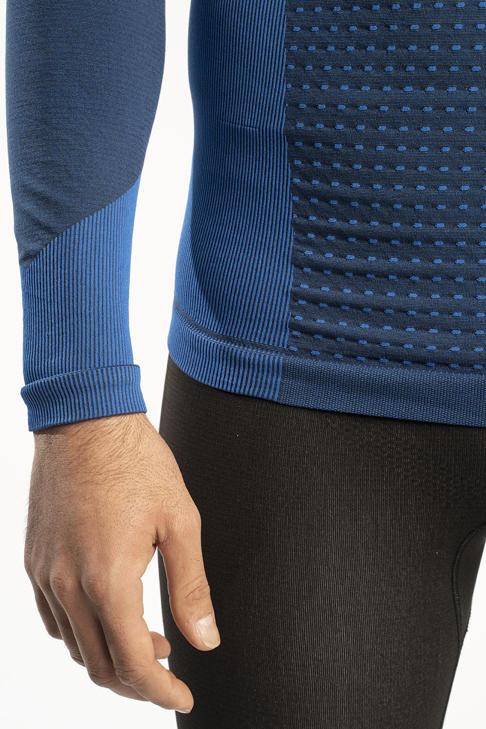 Sport Hg SOMMA Camiseta Masculina De Manga Larga Con Fibra De Carbono Azul