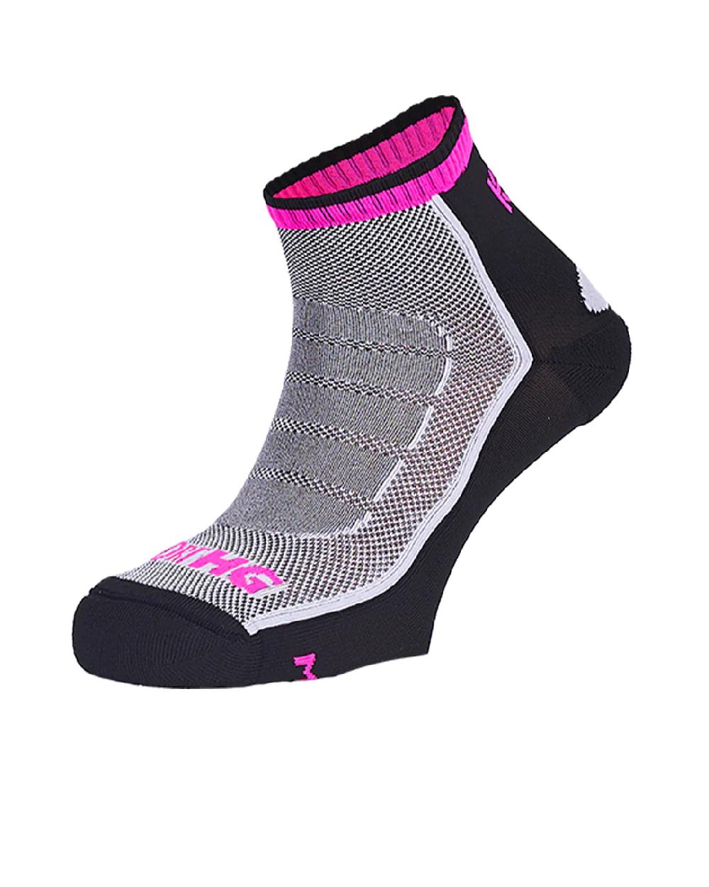 sport hg ALTAI Calcetines cortos negro/fucsia