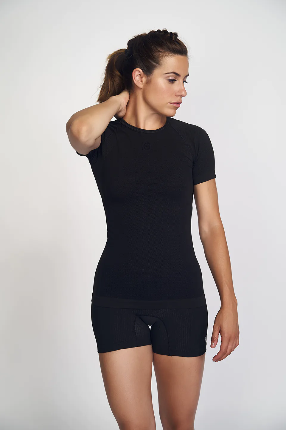 sport hg BASIS Camiseta de manga corta negro