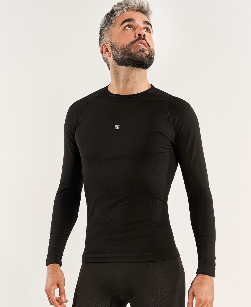 Sport Hg BASIS Camiseta De Manga Larga Negro