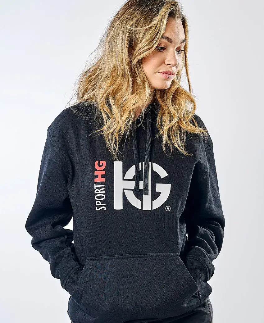 sport hg CLASS Sudadera de algodón negra