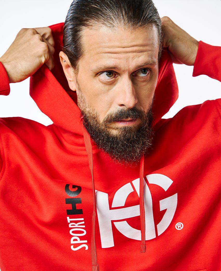 Sport Hg CLASS Sudadera De Algodón Roja
