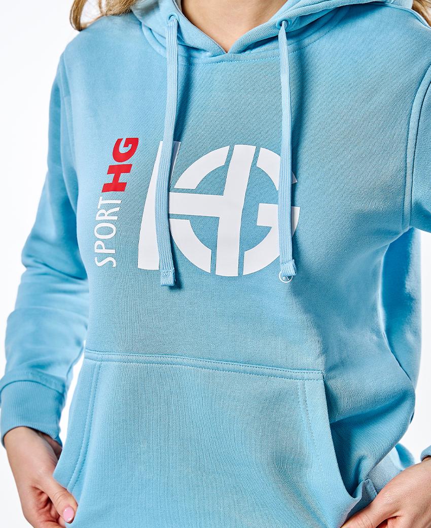 Sport Hg CLASS Sudadera De Algodón Turquesa