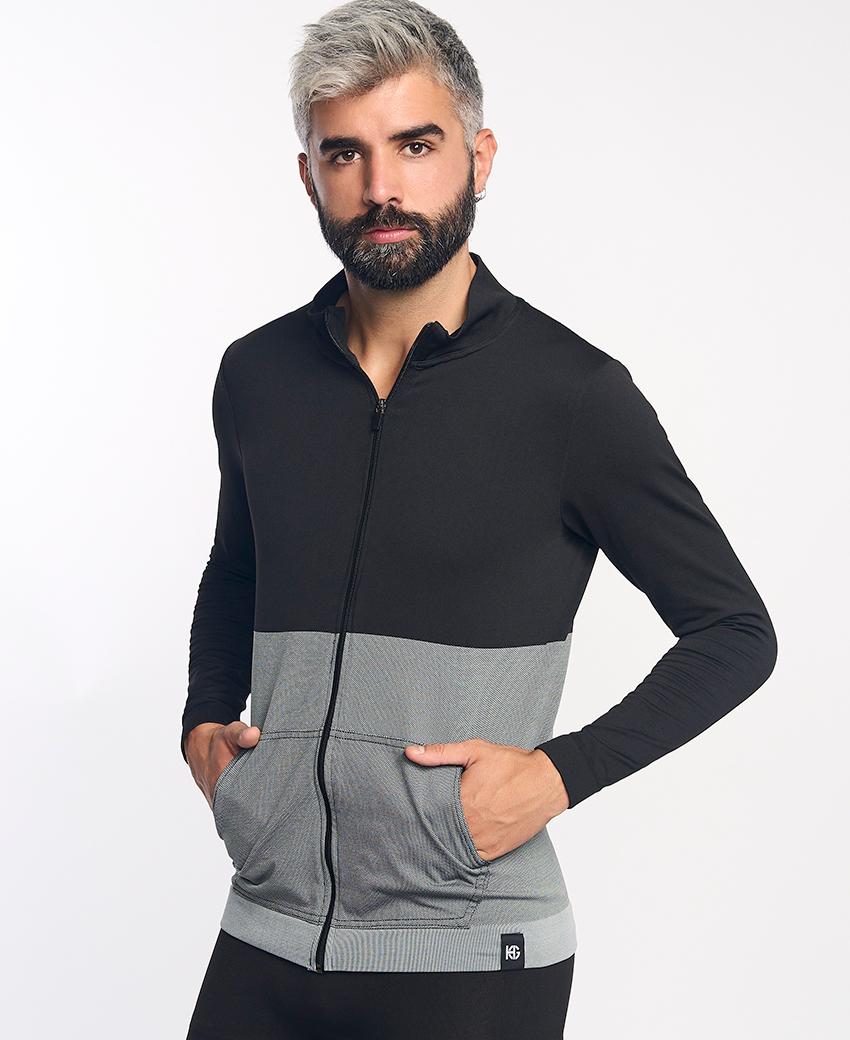 Sport Hg KOMI Chaqueta Técnica Negra Y Gris