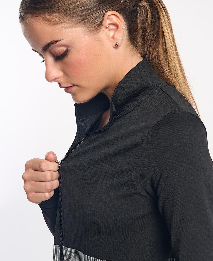 Sport Hg KOMI Chaqueta Técnica Negra Y Gris