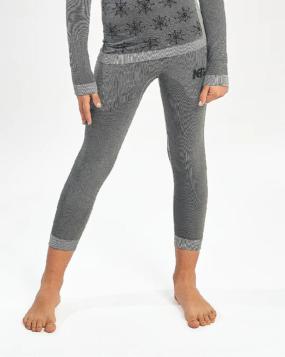 sport hg REVERIE Malla larga técnica negro y gris