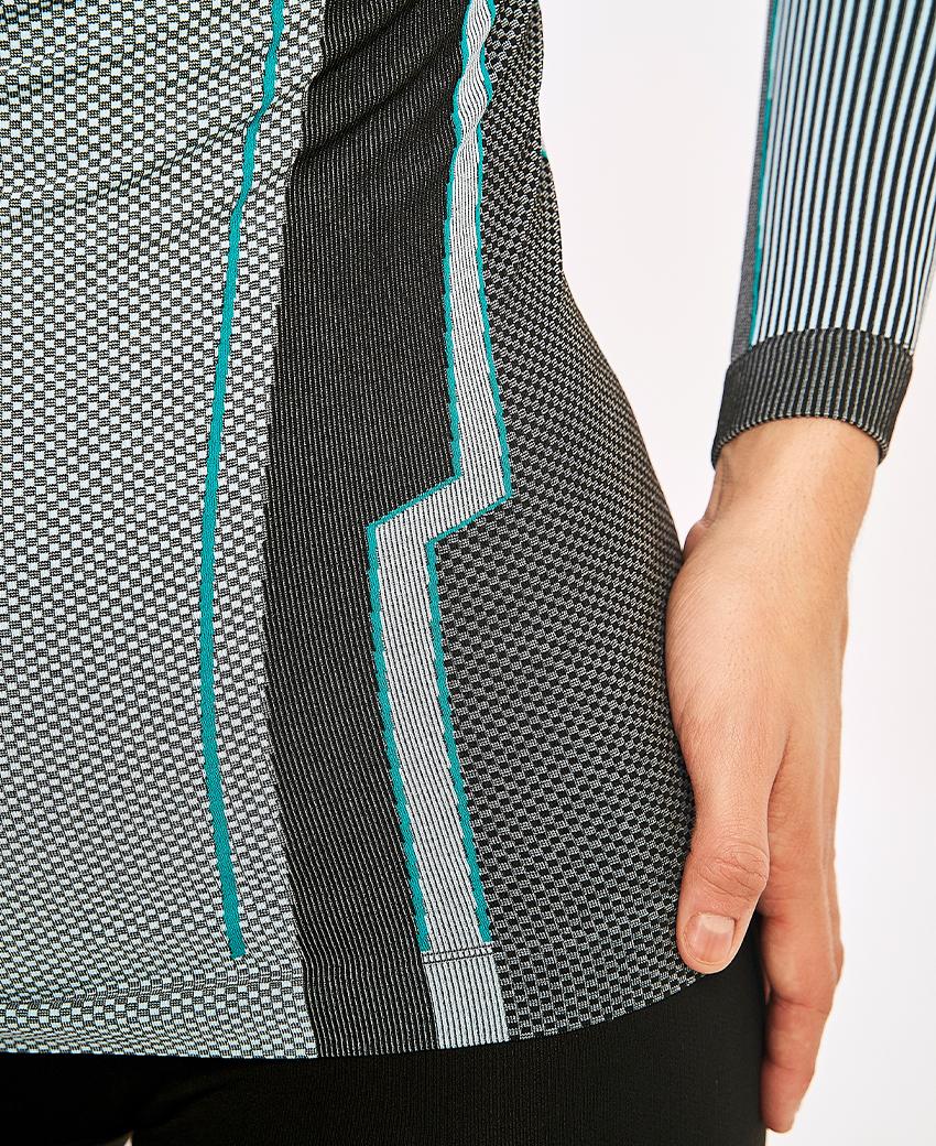 Sport Hg VERGES Camiseta De Manga Larga Con Fibra De Carbono Azul Fluor