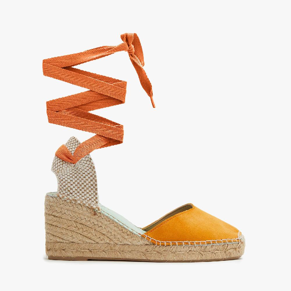 star love alpargata cuña mujer COLUMBA NISPERO cintas