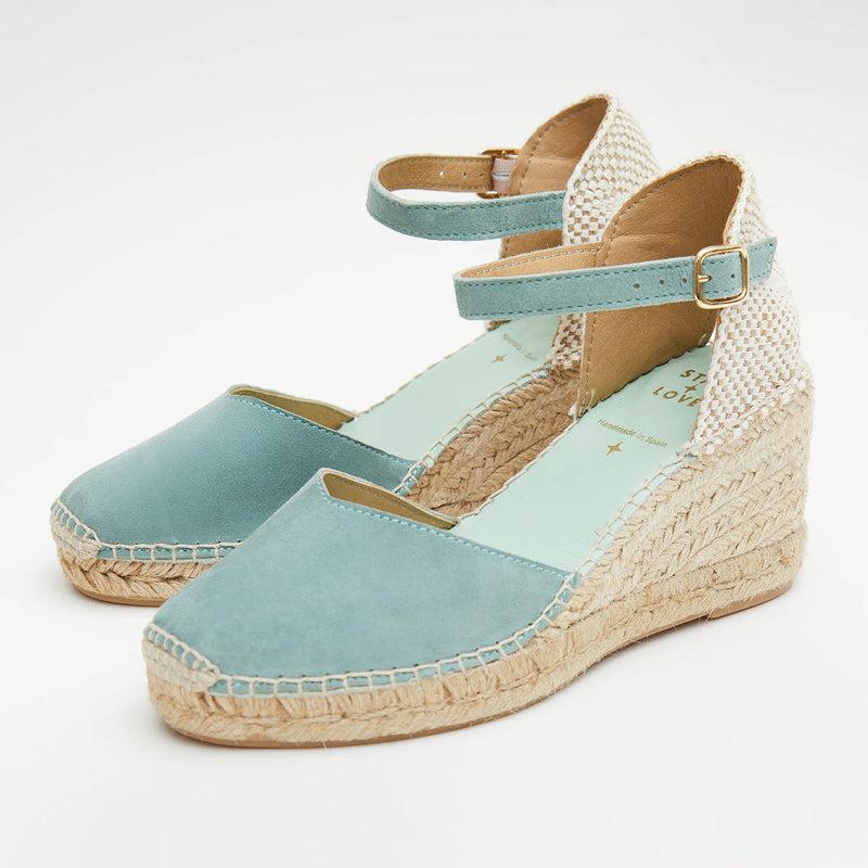 Star Love Alpargata Mujer Cuña ATRIA MALIBU Hebilla