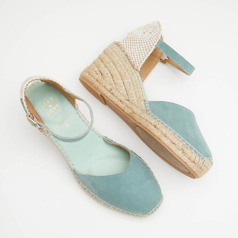 Star Love Alpargata Mujer Cuña ATRIA MALIBU Hebilla