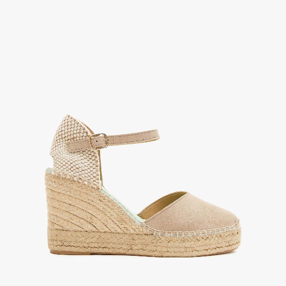 star love alpargata mujer cuña CARINAE PIEDRA hebilla