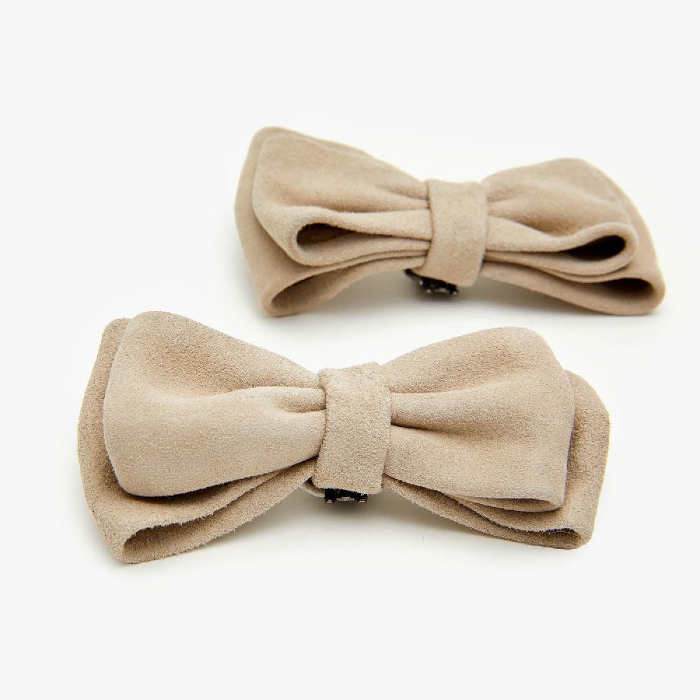 star love Accesorio lazo piel ante Piedra