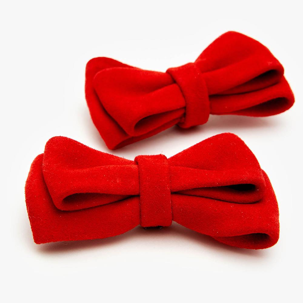 star love Accesorio lazo piel ante Rojo