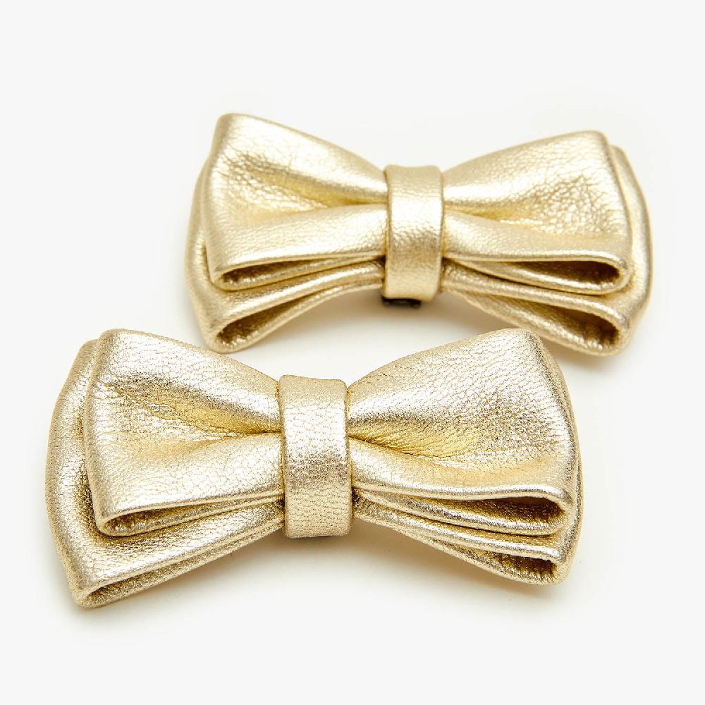 star love Accesorio lazo piel Platino