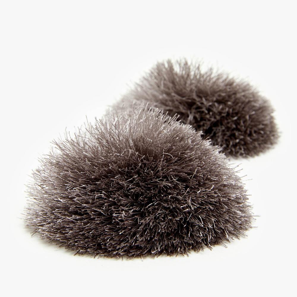 star love Accesorio pompón plata