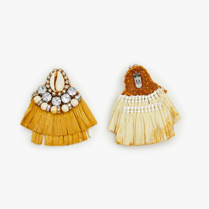 Star Love Accesorio Rafia Concha Color Natural