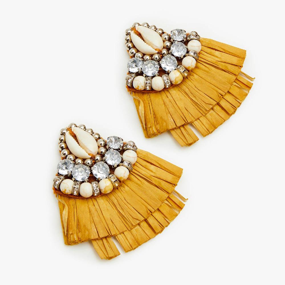 star love Accesorio rafia concha color Natural