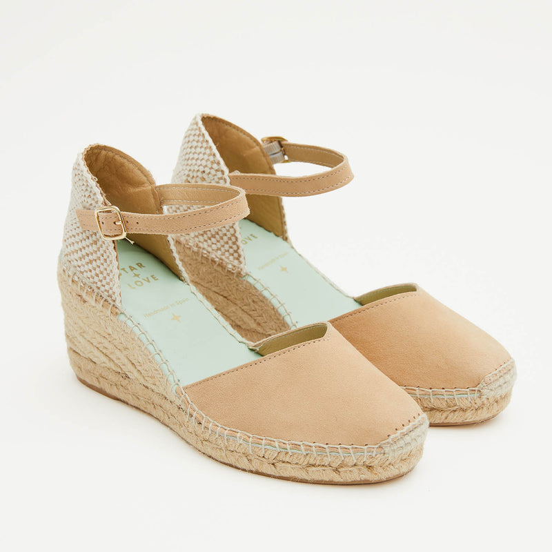 Star Love Alpargata Cuña Mujer ATRIA ARENA Hebilla