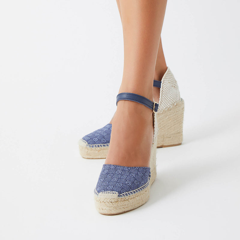 Star Love Alpargata Cuña Mujer MENSA130 Tejano