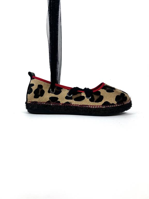 Star Love Alpargata Mercedita SUHAIL Leopardo-Rojo