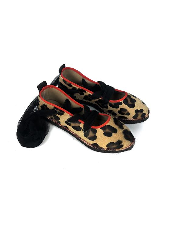 star love Alpargata Mercedita SUHAIL leopardo-Rojo