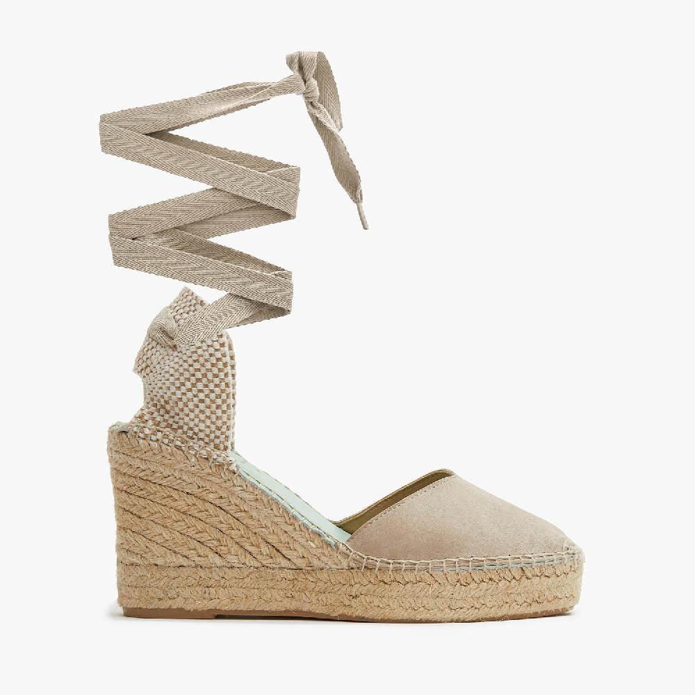 star love Alpargata mujer cuña BETA PIEDRA cinta