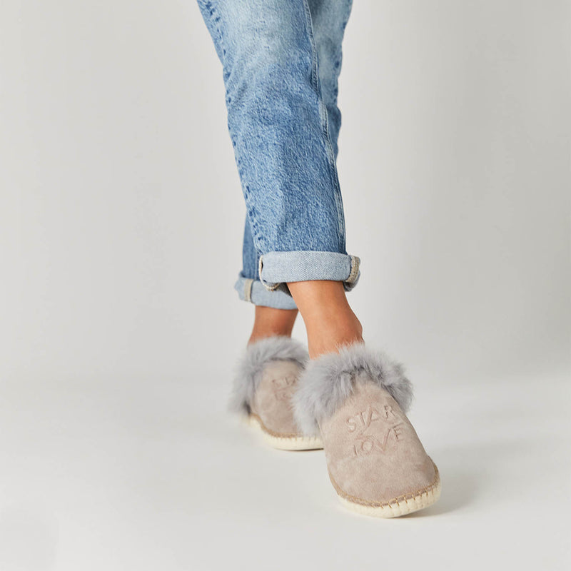 Star Love Zapatilla De Mujer Color Gris Aurora91