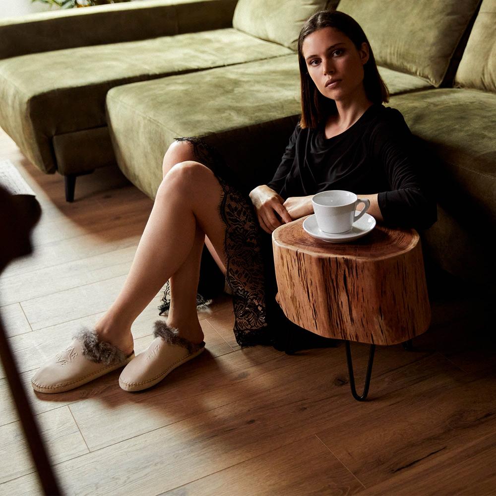 star love Zapatilla de mujer color gris Aurora91