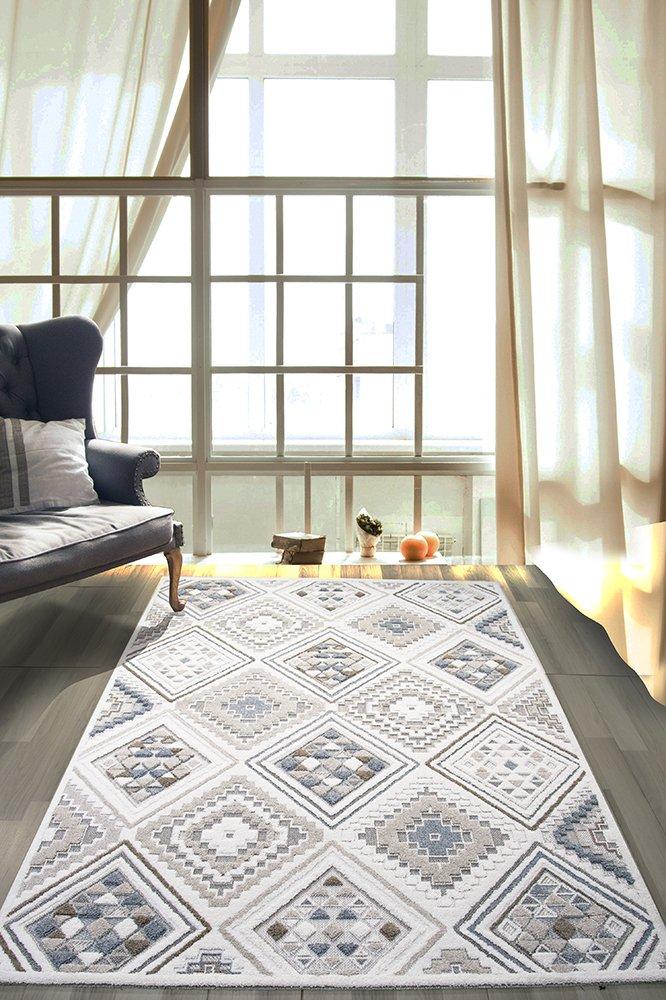 sualsa Alfombra Acrilica suave resistente bucle y pelo cortado. 31