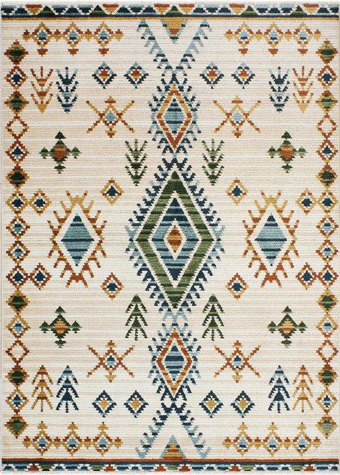 sualsa Alfombra Actual diseño rica en colorido relieve. 011