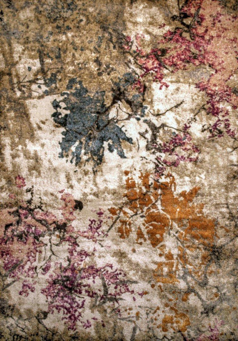 sualsa Alfombra actual estilo moderno combina diferentes materiales dándole 2 texturas. 112