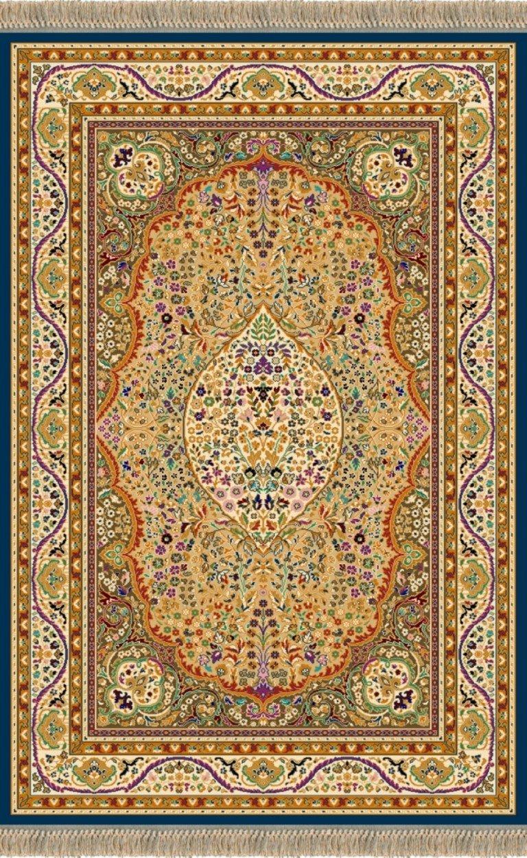 sualsa Alfombra clásica inspiración oriental fabricada con materiales nobles. 820