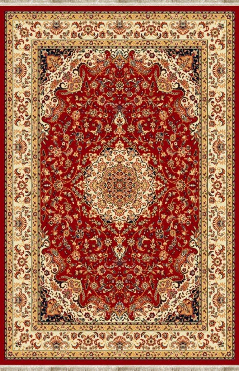 sualsa Alfombra clásica inspiración oriental fabricada con materiales nobles. 868