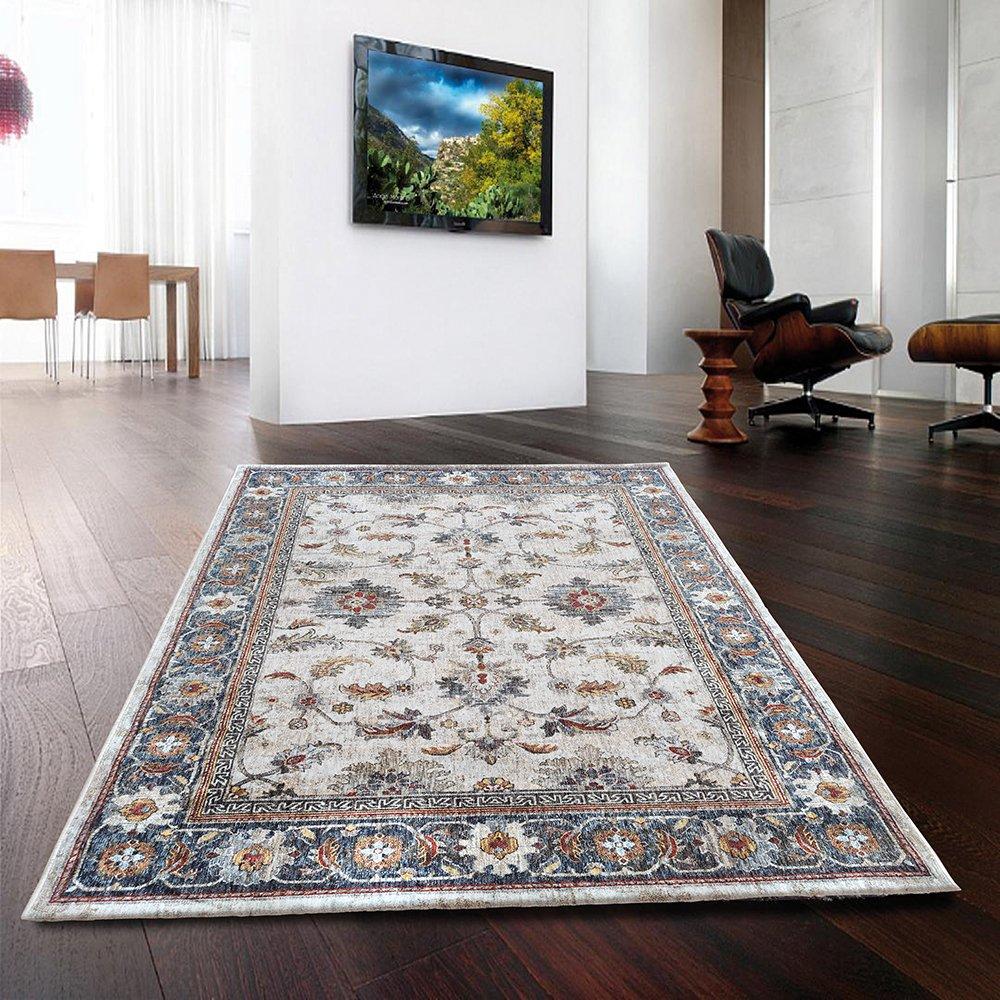 sualsa Alfombra DISEÑO CLASICO PERSA POLIESTER COLORES POLICROMIA. 51