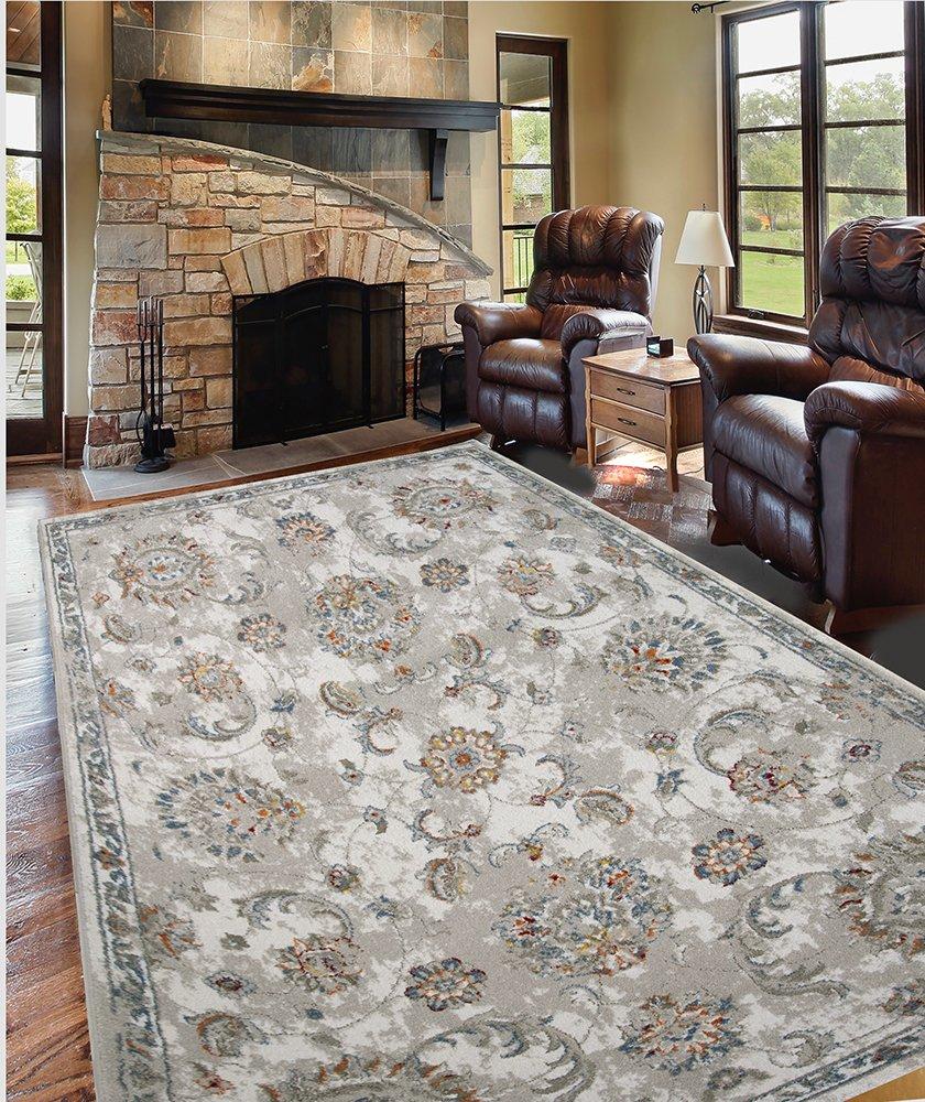 sualsa Alfombra estilo clásico colores modernos acrilica. 180