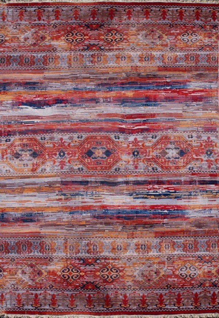 sualsa Alfombra estilo kilim fabricada con alta densidad 7608